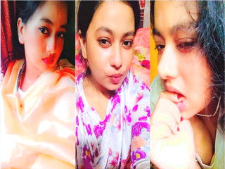 Desi Girl Shows For Lover On VC