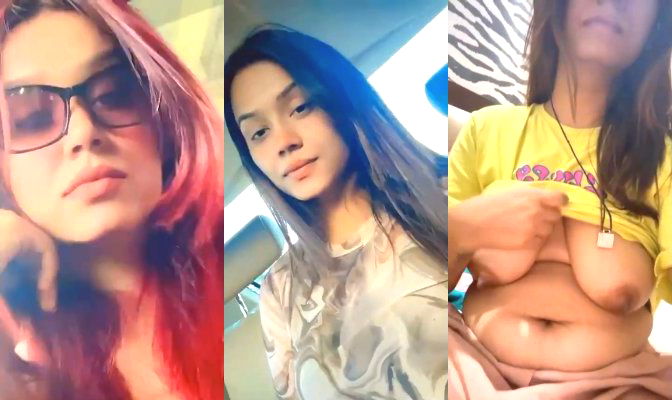 Sexy Desi Girl Shows Her Boobs