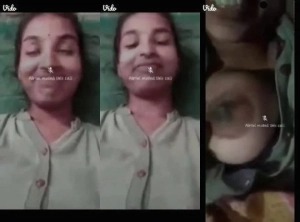 Cute Desi girl Shows Boobs On VC