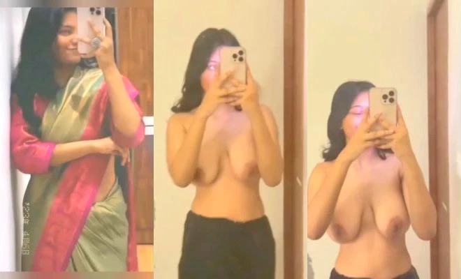Sexy Desi Mal Record Boobs Selfie