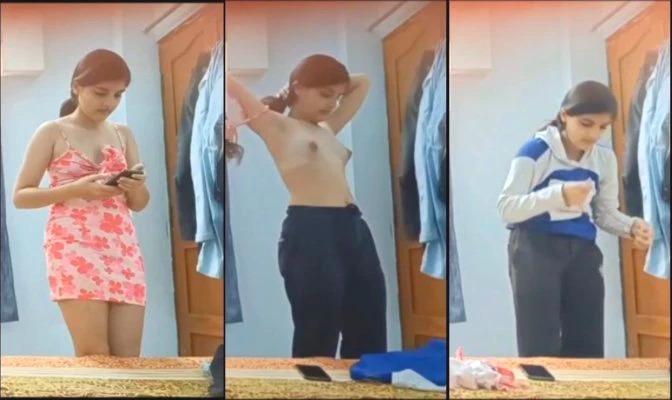 Cute Desi Girl Shows Boobs