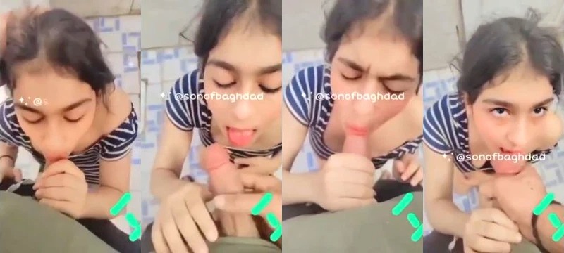 Cute Horny Desi Girl Sucking Dick