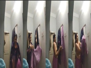 Desi Lady Changing Clothes Hidden Video